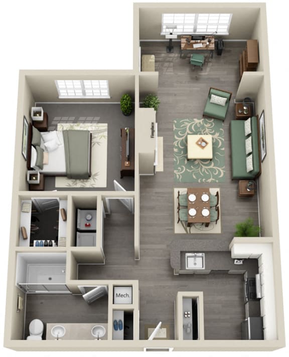 1, 2, 3 & 4 Bedroom Apartments in Tampa, FL The Grand Reserve at